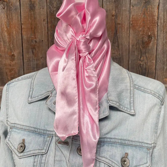 Solid Pink Wild Rag / Scarf