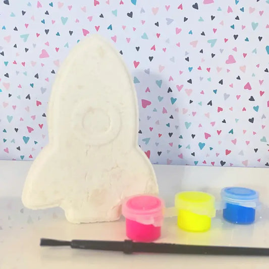 Paint Your Own Bath Bomb - Rocket Ship