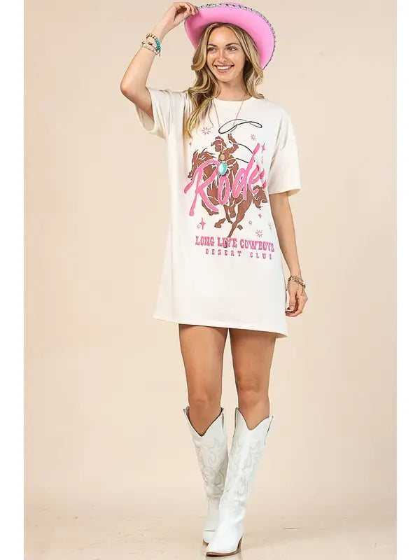 CARMEN Rodeo Graphic T-Shirt Dress