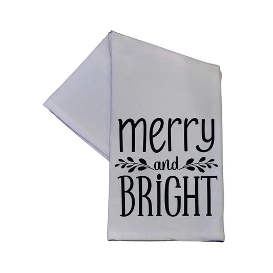 Merry & Bright Cotton Tea Towel