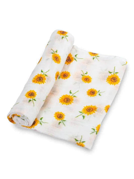 Sunflower Fields -Baby Swaddle Blanket Set