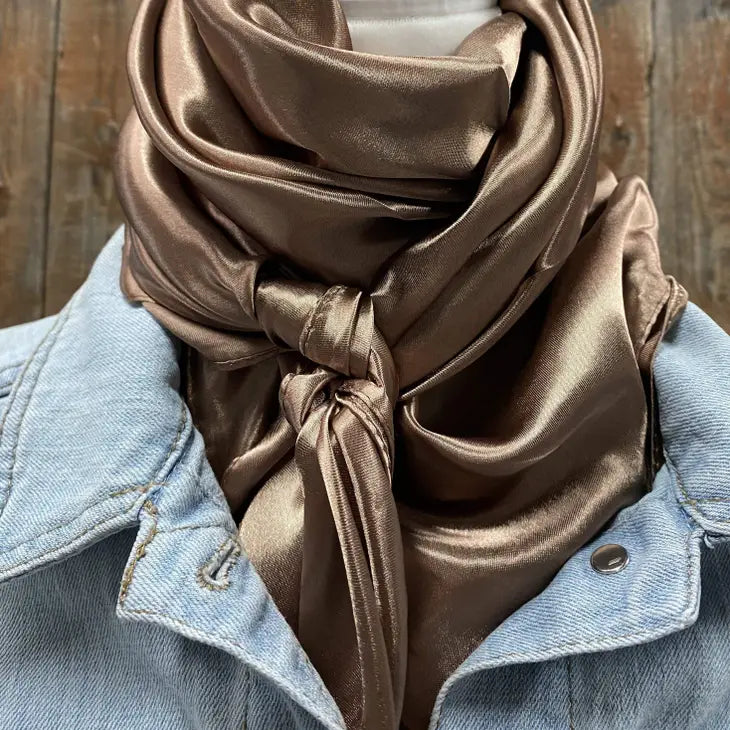 Solid Tan Wild Rag / Scarf