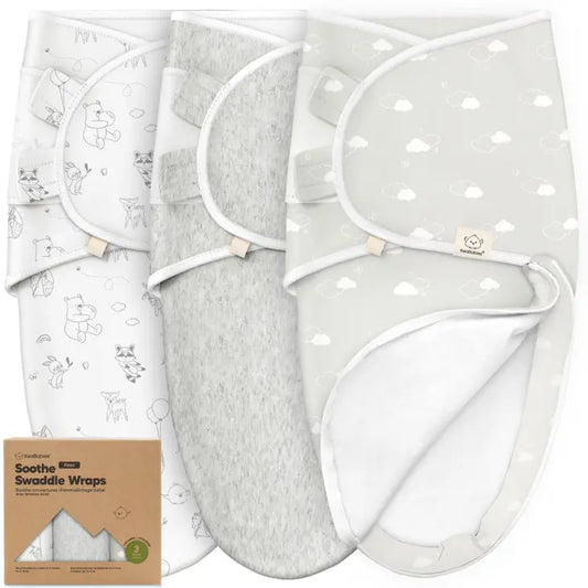 3pk Soothe Zippy Baby Swaddles 0-3 Months