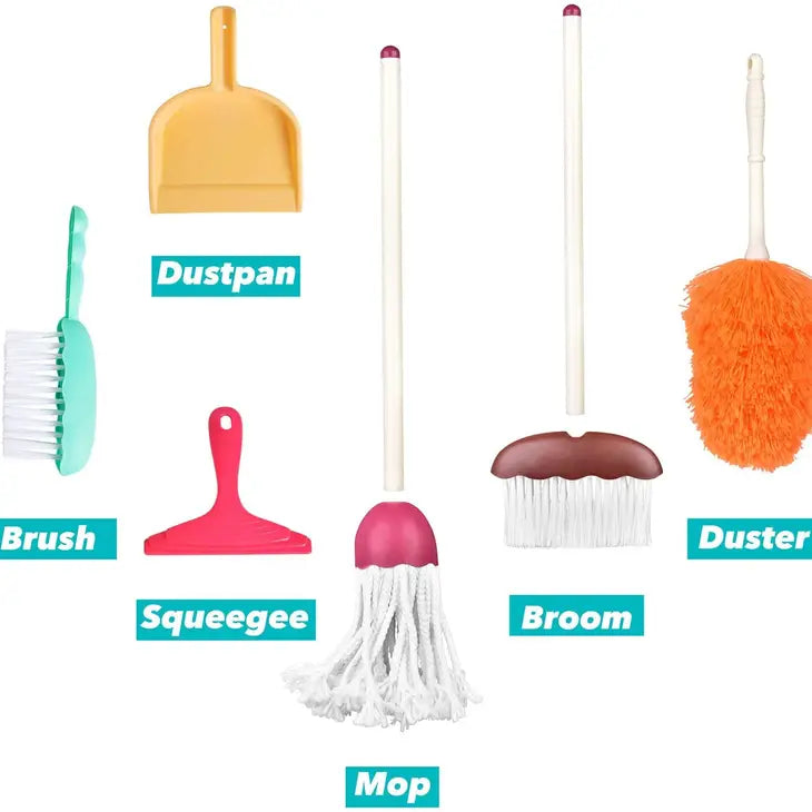 15 Pcs Kids Cleaning Set