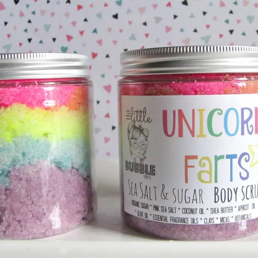 Unicorn Farts Scrub