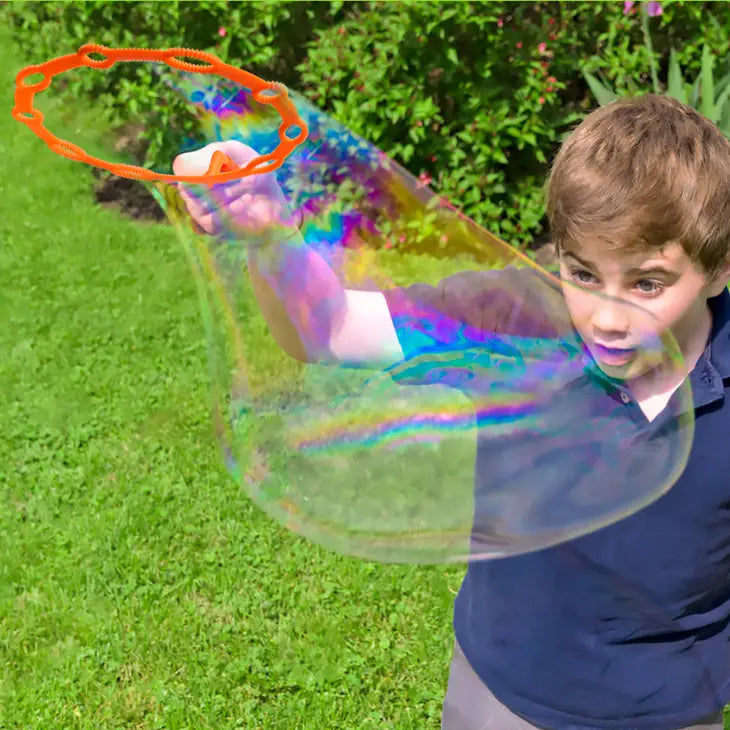 14 Pcs Big Bubbles Maker Giant Bubble Wands with Solutions