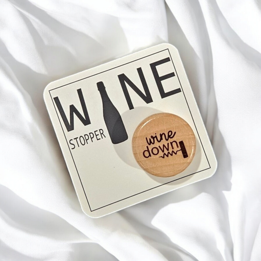 Wine Down Wine Stopper