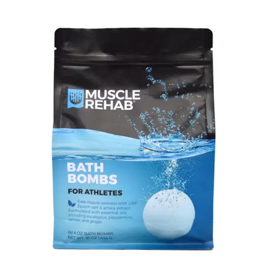 Muscle Rehab Bath Bombs For Athletes (4) 4oz Bombs