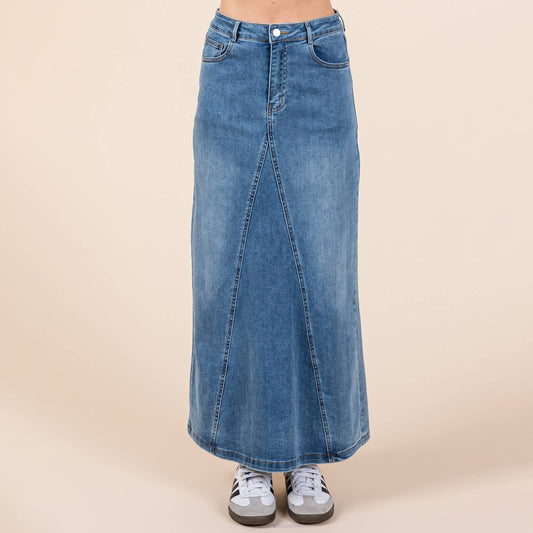 A-Line Denim Skirt