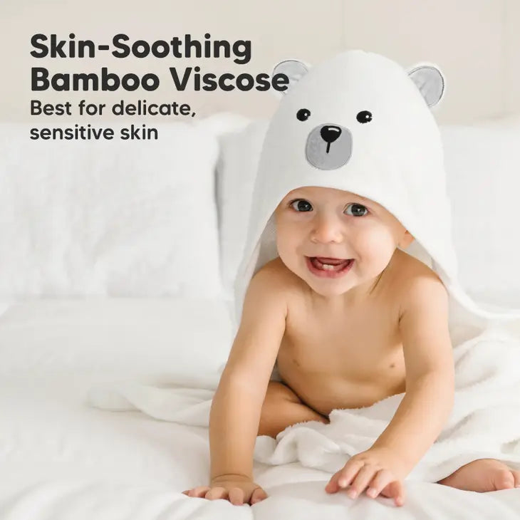 KeaBabies Cuddle Baby Hooded Towel