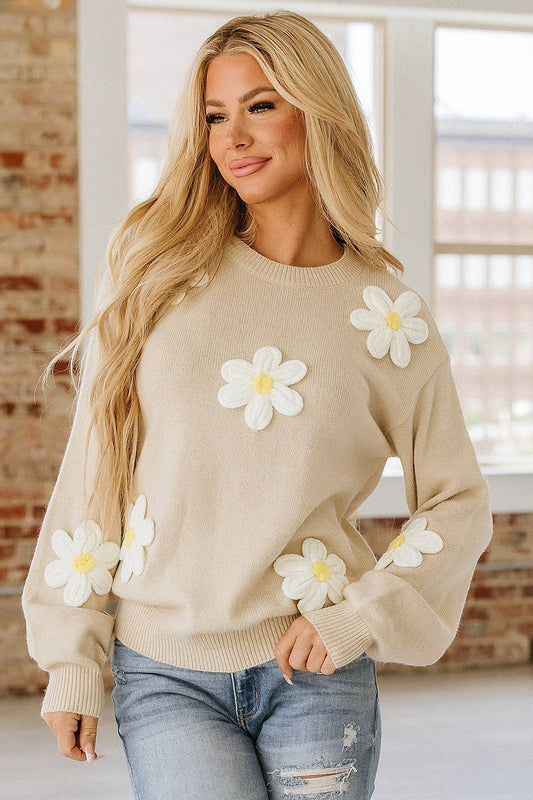 Stormi Flower Sweater