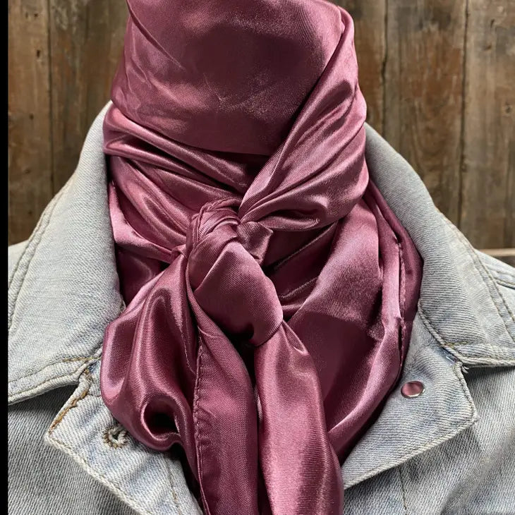 Solid Rose Wild Rag/Scarf