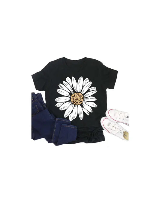 Daisy Spring Flower Floral Kids Graphic Tee