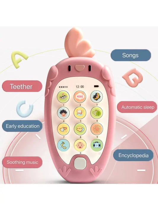 Cartoon Phone Kid Telephone Educational Learning Toys