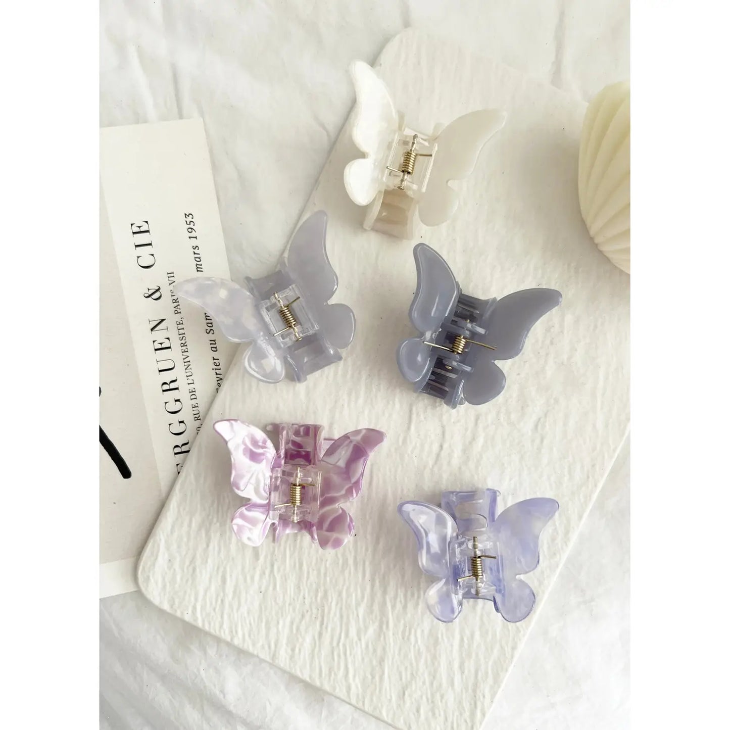 Assorted Butterfly Clips