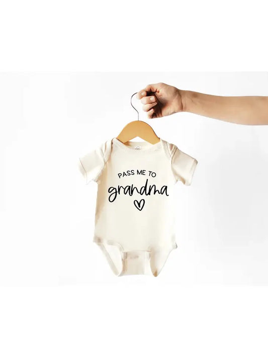 Pass Me To Grandma Baby Onsie