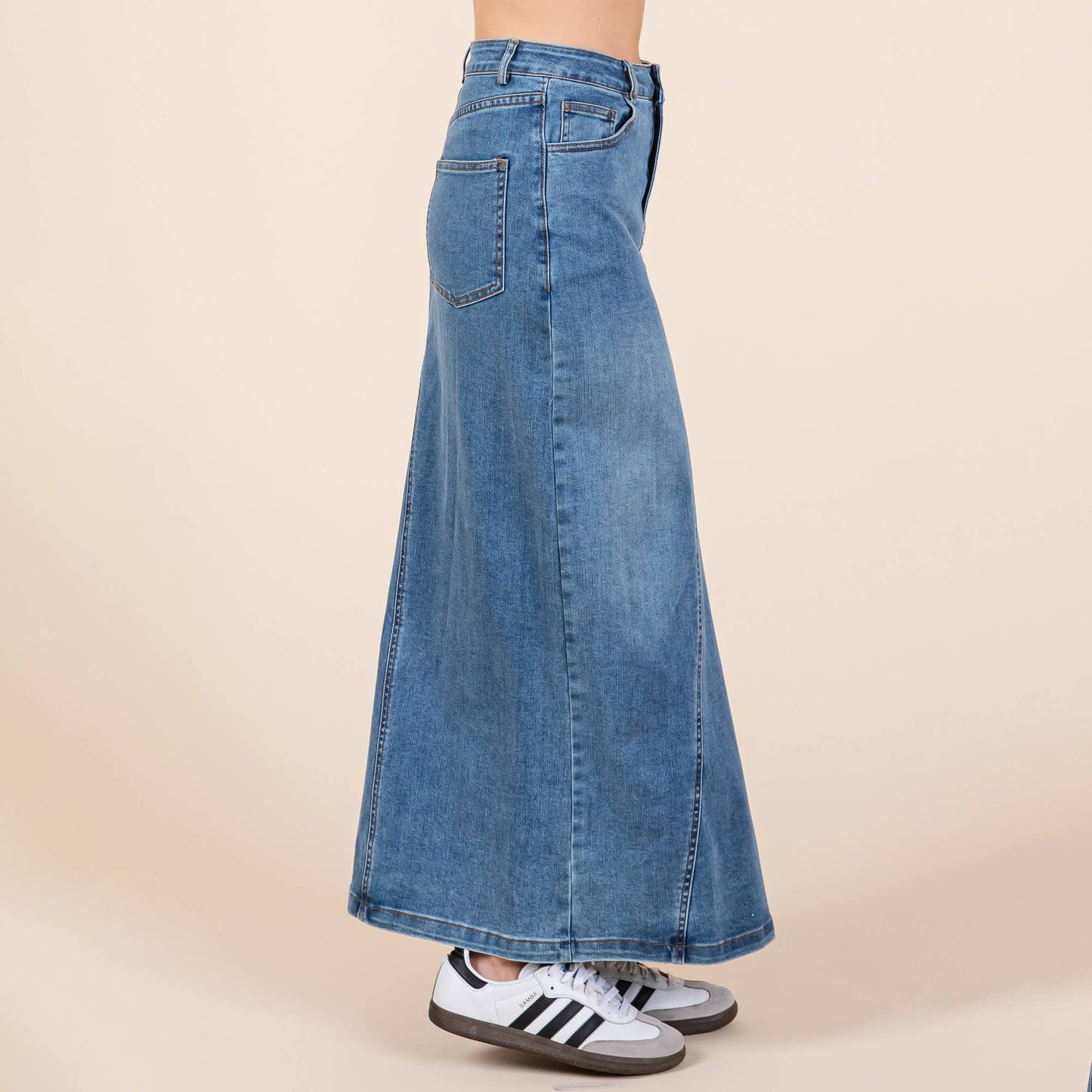 A-Line Denim Skirt