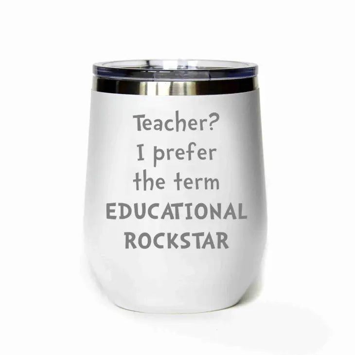 12 oz Teacher? I Prefer Educational Stainless Steel Cups