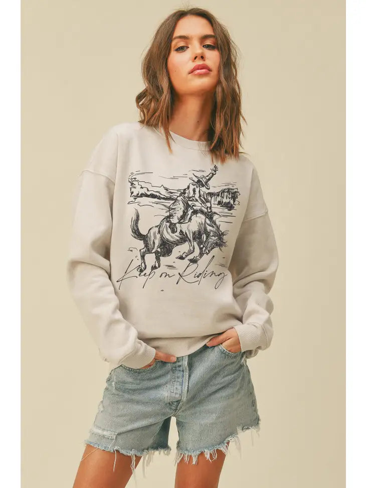 Cowboy Rodeo Graphic Sweatshirt