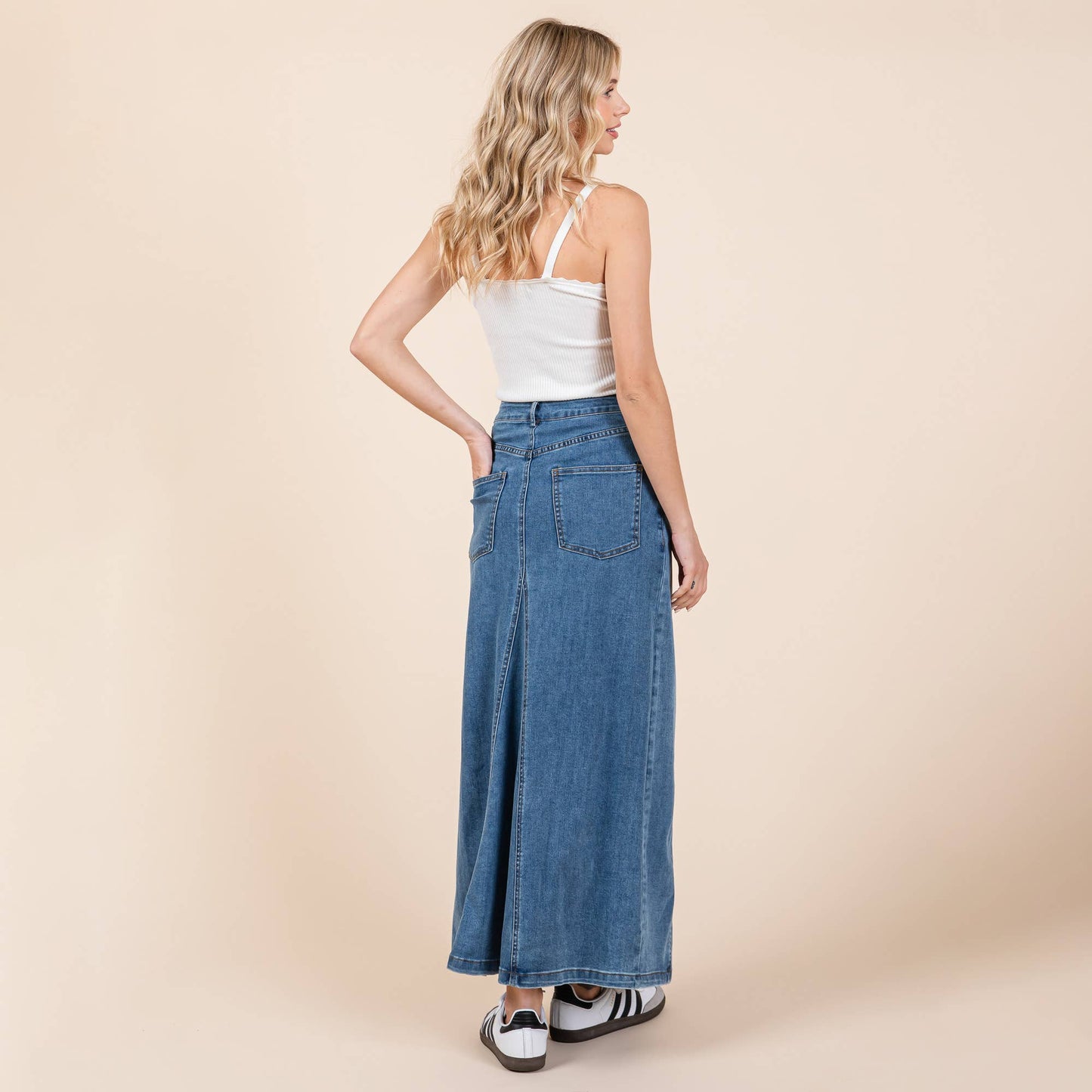 A-Line Denim Skirt