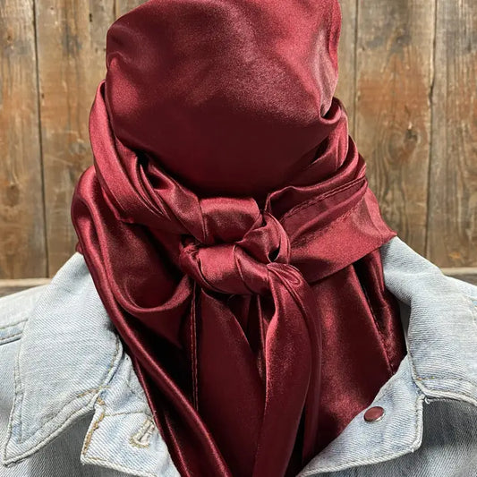 Solid Burgundy Wild Rag / Scarf