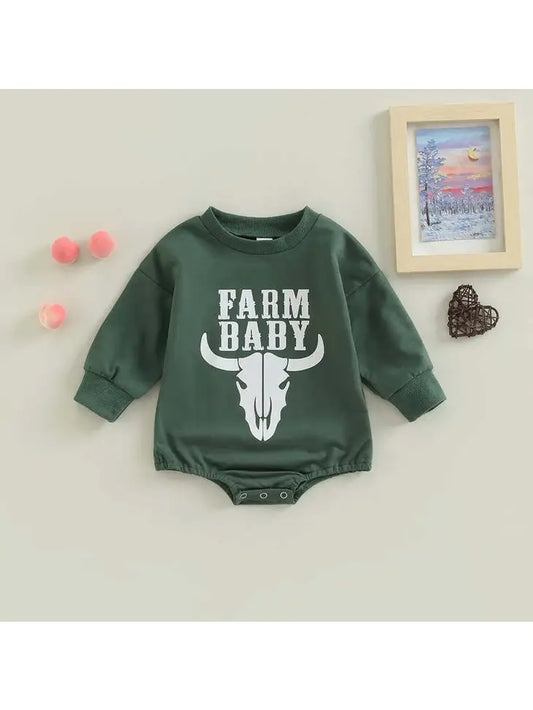 Farm Baby Romper