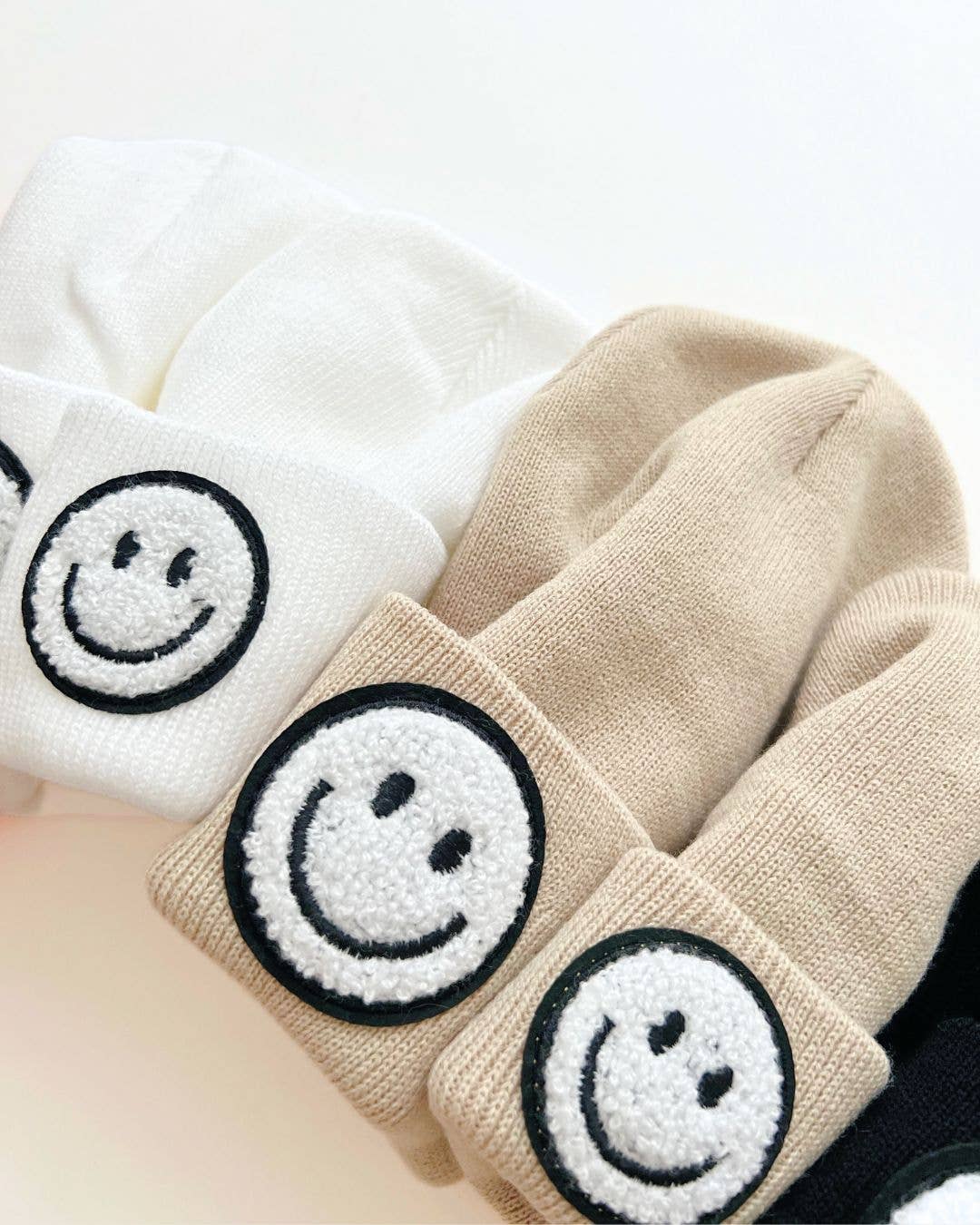 Smiley Beanie | Beige: Toddler