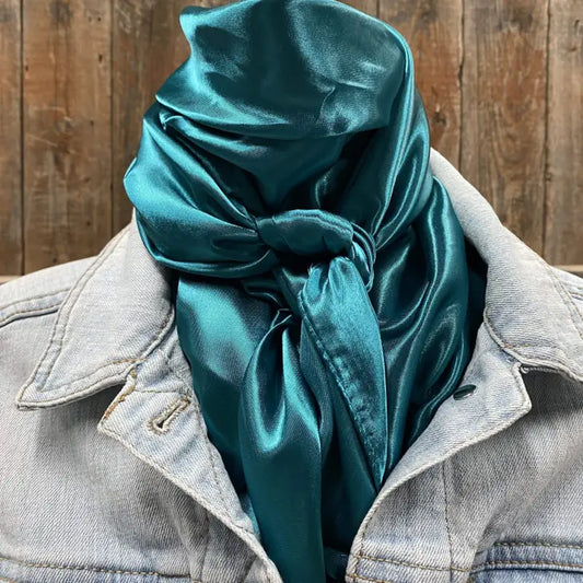 Solid Teal Wild Rag/ Scarf