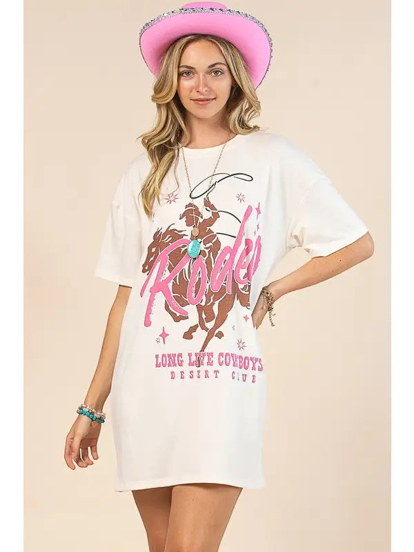 CARMEN Rodeo Graphic T-Shirt Dress