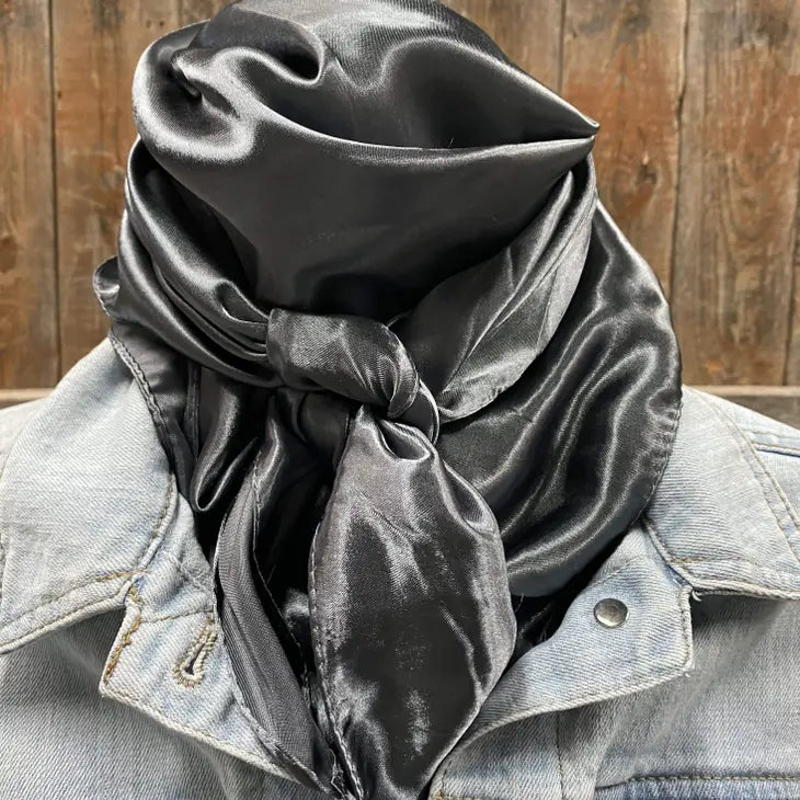 Solid Silver / Grey Wild Rag / Scarf